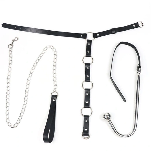 Kinky and Leash Collar 5853 Hook Anal with EverydayUse 0731